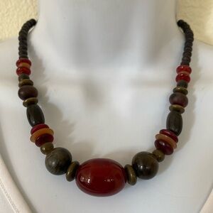 Vintage Fabrice Paris RARE jewel tone necklace